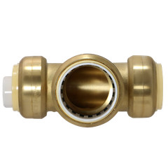 1 Pcs XFITTING 1″ CTS x 1″ CTS x 1″ PVC Push Fit Tee, Push To Connect Tee