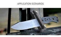 Hardened File Guide Knife Making Tool, Hardened Metal Hardness up to 55, for