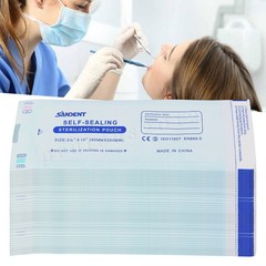3.5″ X 10″ Self-Sealing Sterilization Pouches for Autoclave (Choose Quantity)