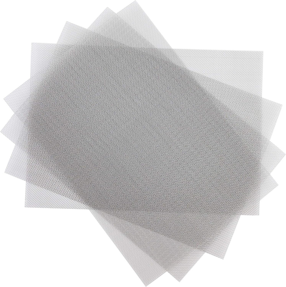 4 Pack – 304 Stainless Steel Woven Wire Mesh Screen, Air Vent Mesh, 11.8“ X 8.27