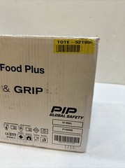 Pip 67-308/L Grippaz Food Plus, Nitrile Disposable Gloves, 8 Mil Palm 480 PK