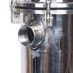 2″ NPT Bag Filter Housing 304 Stainless Steel 150 Psi In/Out #2 with mesh usaest