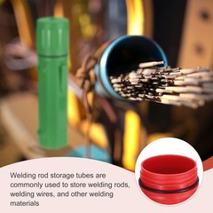 4 Pcs Welding Rod Storage Tube 14.5 Inch Container Red,Blue,Orange,Green