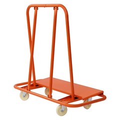 3000 lbs Drywall Sheet Cart – Plywood Panel Dolly Trolley Truck 4 Swivel Wheels