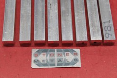 8 Pieces 3/8″ X 1/2″ ALUMINUM 6061 FLAT BAR 14″ long Solid Extruded Mill Stock