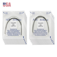 Dental Orthodontic Arch wire Ligature Ties Niti Elastic Ovoid Form Rubber Bands
