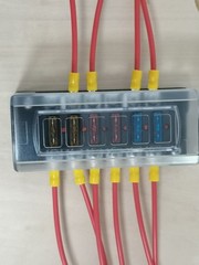 6 Way Fuse Block Automotive Boat Marine Car Camper Trailer RV Motorhome Solar…