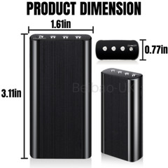 240Hr 16GB Spy Digital Activated Voice Recorder Mini Audio Magnetic MP3 Player