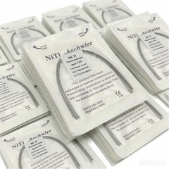 1-200packs Dental Orthodontic Heat Thermal Activated NITI Arch Wires Ovoid Round