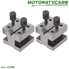 ALL-CARB 1-3/8″ ×1-3/8″ × 1-3/16″ V Block & Clamp Set 19/32″ ACCURACY 0.0002″