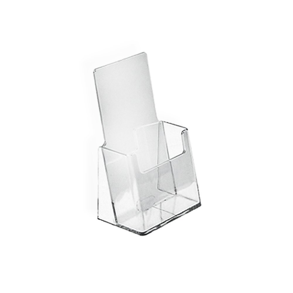 AZM 12 Pack Tri Fold 4″ x 9″Brochure Holder Counter Display with Clear Acrylic