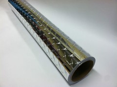 Silver Diamond Plate Sign Vinyl with Adhesive 24 Inch x 10 Ft, FREE USA SHIPPING