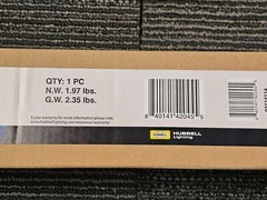 Hubbell Lighting Columbia Flat Panel Surface Mount 1ft x 4ft SRPSMK-14, 93114114