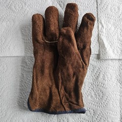 2 Pairs MCR Work Glove Split Cow Leather XL Fleece Lined Straight Thumb 3150XL