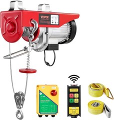 Compact 1150W Wireless Hoist for Efficient Lifting – 40ft Height for Factories