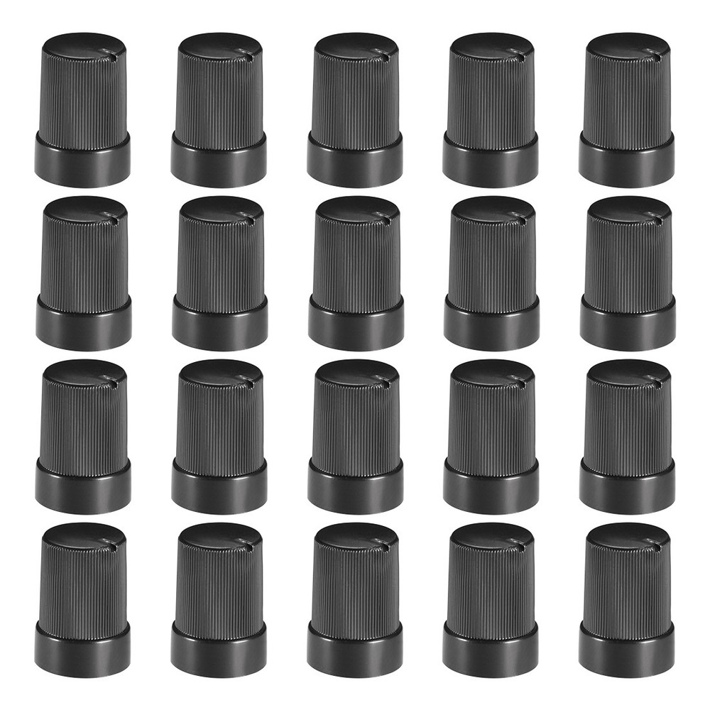 20Pcs 6mm Shaft Hole Knob for Speaker Effect Pedal Amplifier Potentiometer Knob