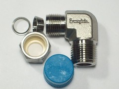 50- Swagelok Stainless Steel Elbows, 3/8″ OD Tube x 3/8″ Male NPT, SS-600-2-6