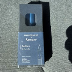 Moleskine x Kaweco Ballpen Refillable Pen in ABS plastic for Writers, Note-taker
