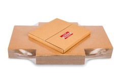 Kraft LP Mailers 12.8×12.8×1 Easy Fold Vinyl Record Shipping Boxes 15 Pack