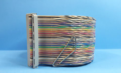 13ft- Multi Color Braided Ribbon Cable 50 Conductor 1700/50, Twisted Pair