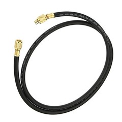 800PSI 4000PSI 4.9ft 1/4 SAE Refrigerant Charging Hose Black for Refrigeration