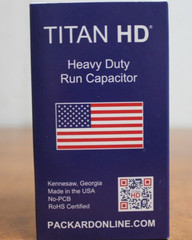 TITAN HD PRCFD8075A Motor Run Capacitor- Round 80+7.5MFD 440/370VAC