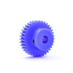 Plastic Nylon Worm Wheel Gear 1Module Transmission Gear Worm Rod Worm Gear Shaft