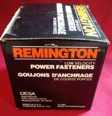 Remington 1″ Top Hat Power Fasteners HT100 Powder Actuated lot of 3 100 per Box