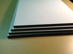 White 5/16 Thick x 8-3/4″ Wide x 23-1/2″Long Paper Phenolic with Black Core