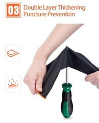 Rubber Latex Chemical Resistant Reusable Acid Alkali Gloves Safety Work Gloves