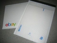 8.5” x 11.25” eBay Branded Mailer – Padded Mailer ~ Color Logo – Lot of 10