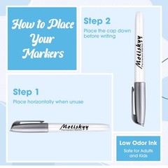 48 PCS Silver Metallic Permanent Marker Pens Medium Tip Quick Dry Paint