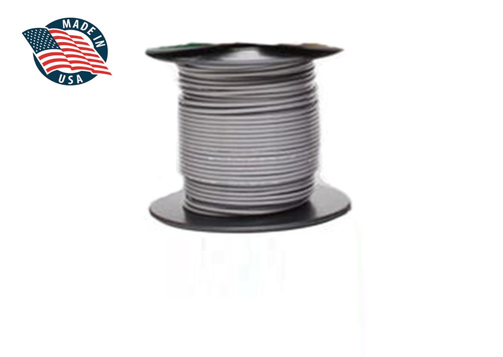 25ft Mil-Spec high temperature wire cable 16 Gauge GRAY Tefzel M22759/16-16-8