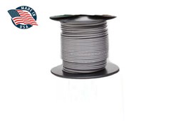 25ft Mil-Spec high temperature wire cable 16 Gauge GRAY Tefzel M22759/16-16-8