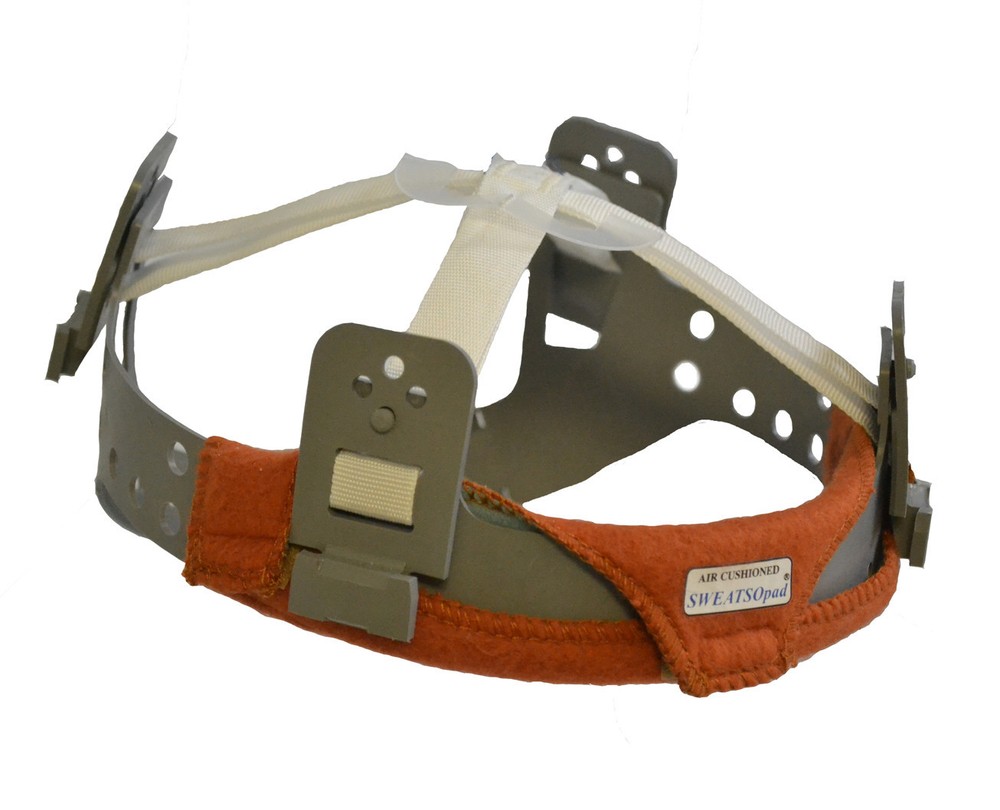 Weldas® SWEATSOpad® Brown Sweatband for Hard Hats and Safety Helmets – (2 Pack)