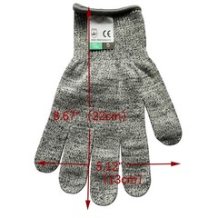 Protective Cut Resistant Gloves Level 5 Certified Safety Meat Cut Wood Carving