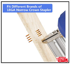 18 Gauge 1/4″ Narrow Crown Staples (1″, 3/4″, 1/2″), Assorted 1200 Counts