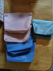 Reusable Silicone Food Storage Bags Lot Eco Friendly Ziplock Leakproof BPA Free