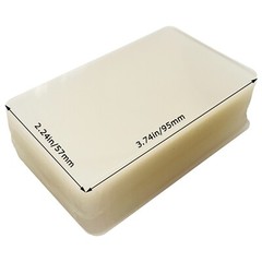 Thermal Glossy Laminating Pouch Film for Laminator Machine 5Mil 100Sheets/Pack