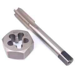 US Stock HSS M12 x 1.5mm Tap & 12×1.5mm Hexagon Die Metric Thread Right Hand Set
