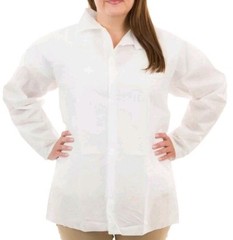 30 PACK 4XL Enviro Guard 2201 SMS Long Sleeve Shirt No Pockets Open Wrist