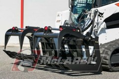 Skid Steer Twin Root Grapple for New Holland 84″ Wide Severe Duty by McLaren