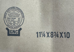 HEAVY DUTY GNC Corrugated Boxes 11-1/4″x 8-3/4″ x 10″ ECT 44, 95lb Pack of 25