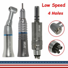Dental low speed handpiece push button contra straight E-type motor 2/4holes