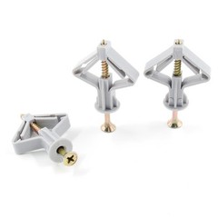 50 Pcs Drywall Anchors Kit Butterfly Anchors Hollow Wall Anchors Heavy Duty Dry.