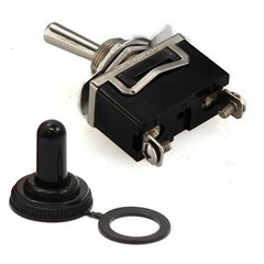 5Pcs Waterproof Toggle Switch w/ Cap SPST On-Off Heavy Duty for Car Boat Auto