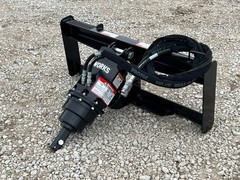 PROWORKS 15-30 GPM Auger Drive with 9” Wide Bit Skid Steer 2” Hex Planetary USA