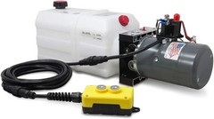 KTI DC47470RA 12VOLT SINGLE ACTING HYDRAULIC POWER PUMP 3 QUART 2300 PSI