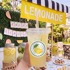 Best Yungyan 25 Sets Lemonade Cups with Lids Straws 32 oz Clear Plastic Include