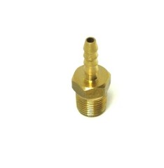 Hose Barb for 1/8″ ID Hose X 1/8″ Male NPT Hex Brass Fuel (5-Pack) 201A-2A(X5)